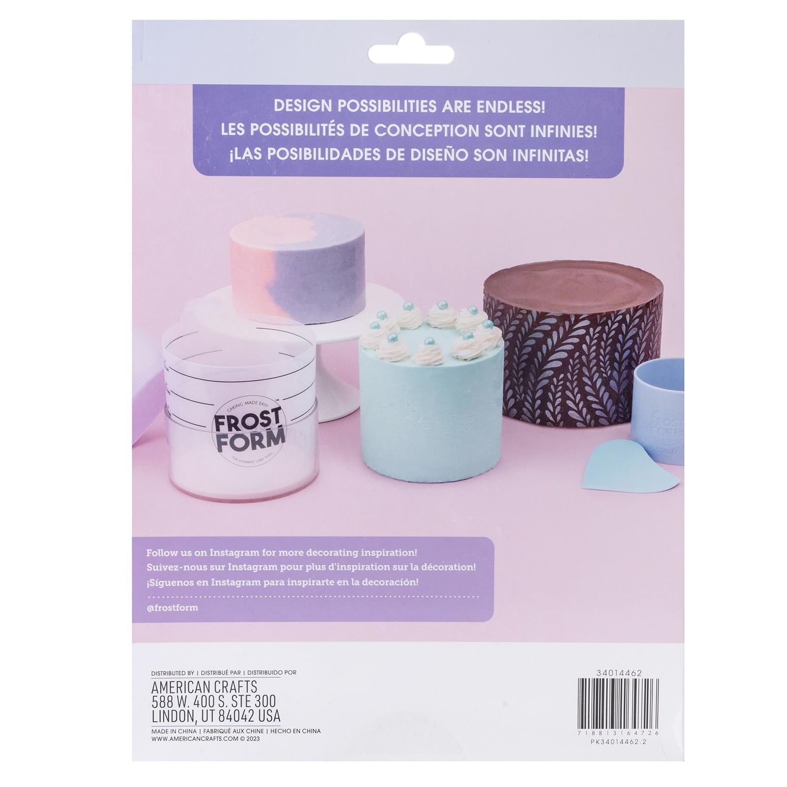 Sweetshop Frost Form Starter Kit base provides stable support during decorating.