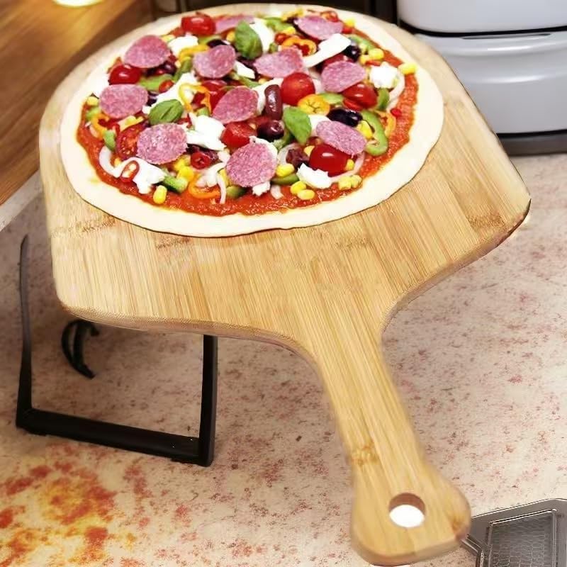 SWEIBIAI pizza board with fresh toppings for casual dining.