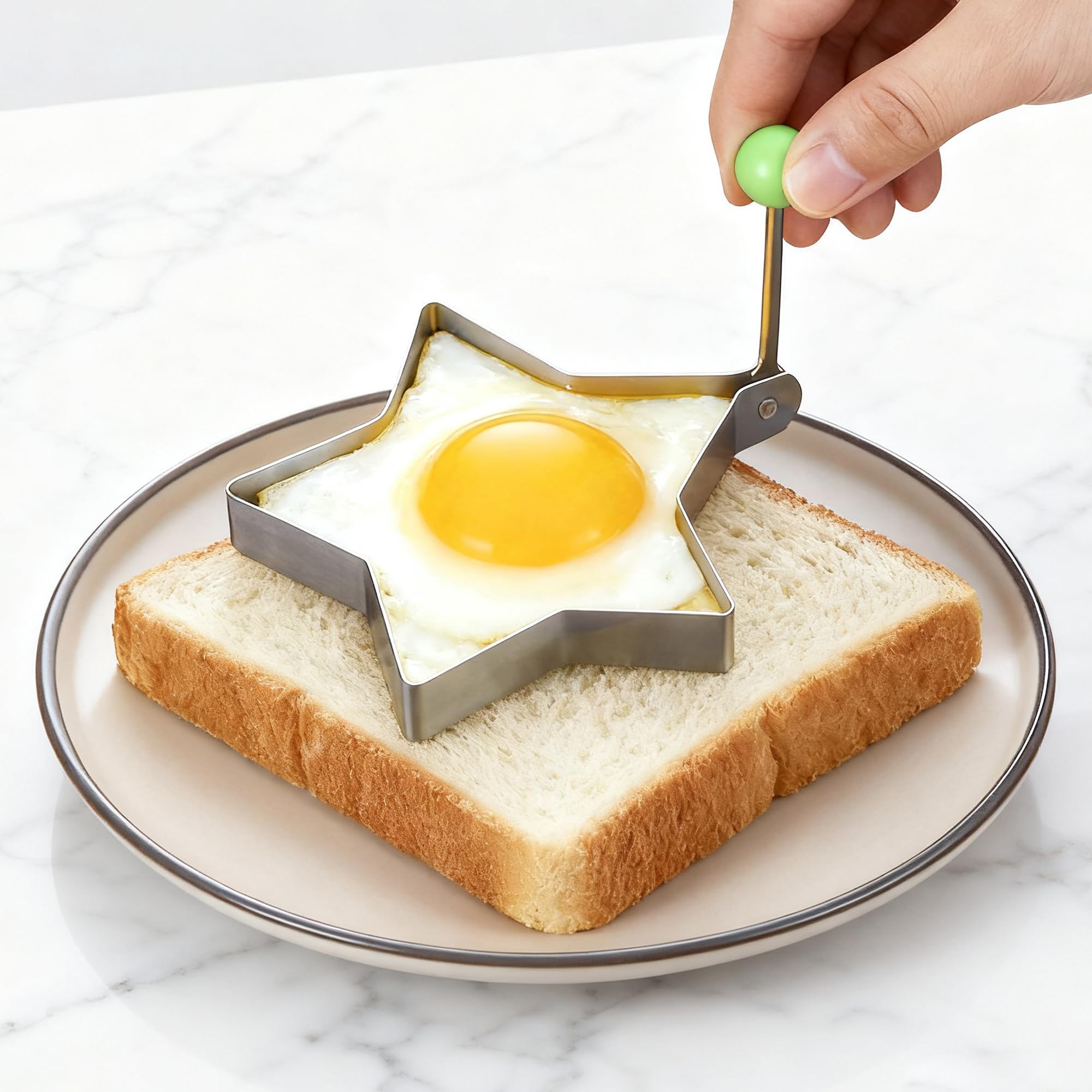 SWETON Egg Molds plum flower shapes decorate eggs with whimsy