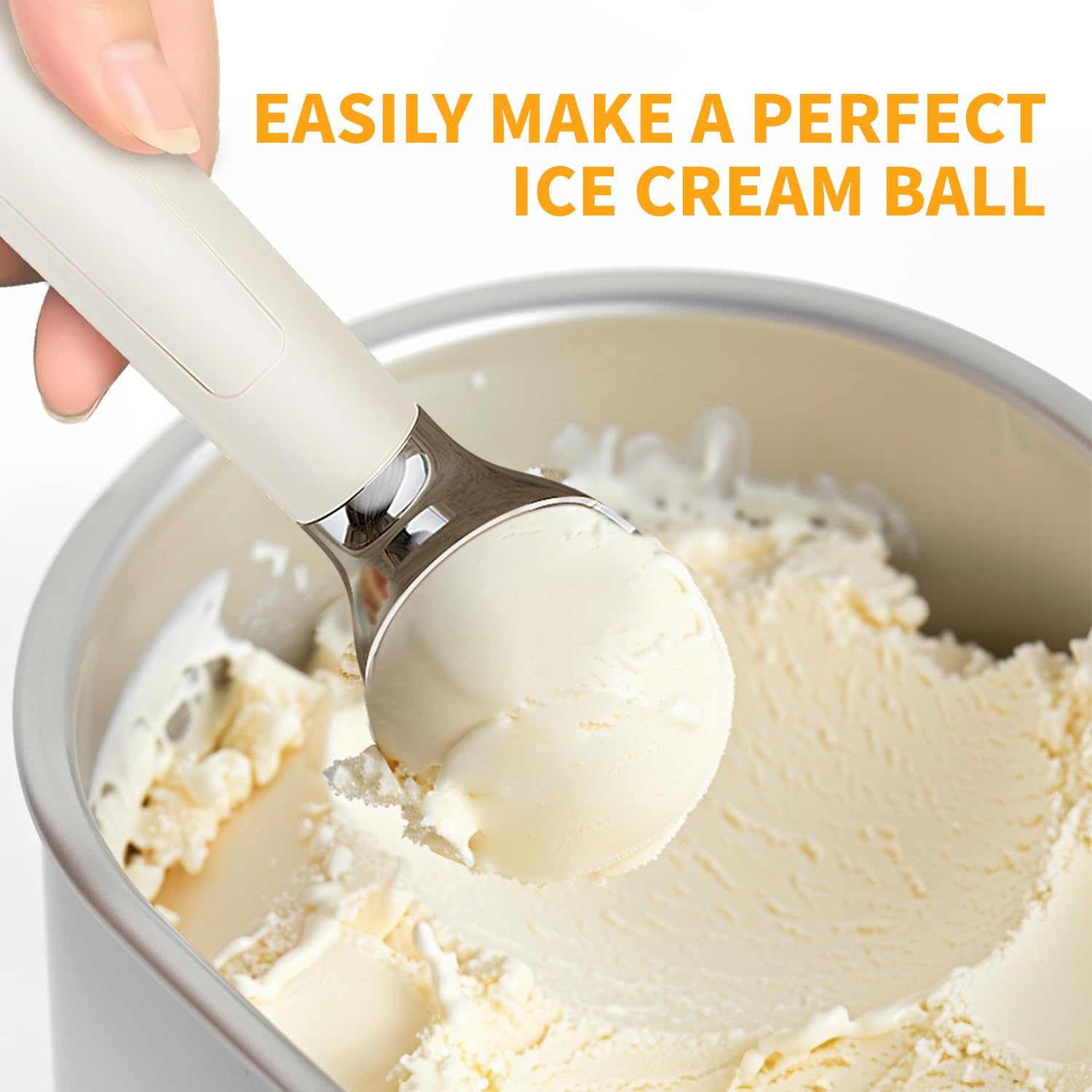 SWEYOUTH in-use scoop softening hard ice cream smoothly.