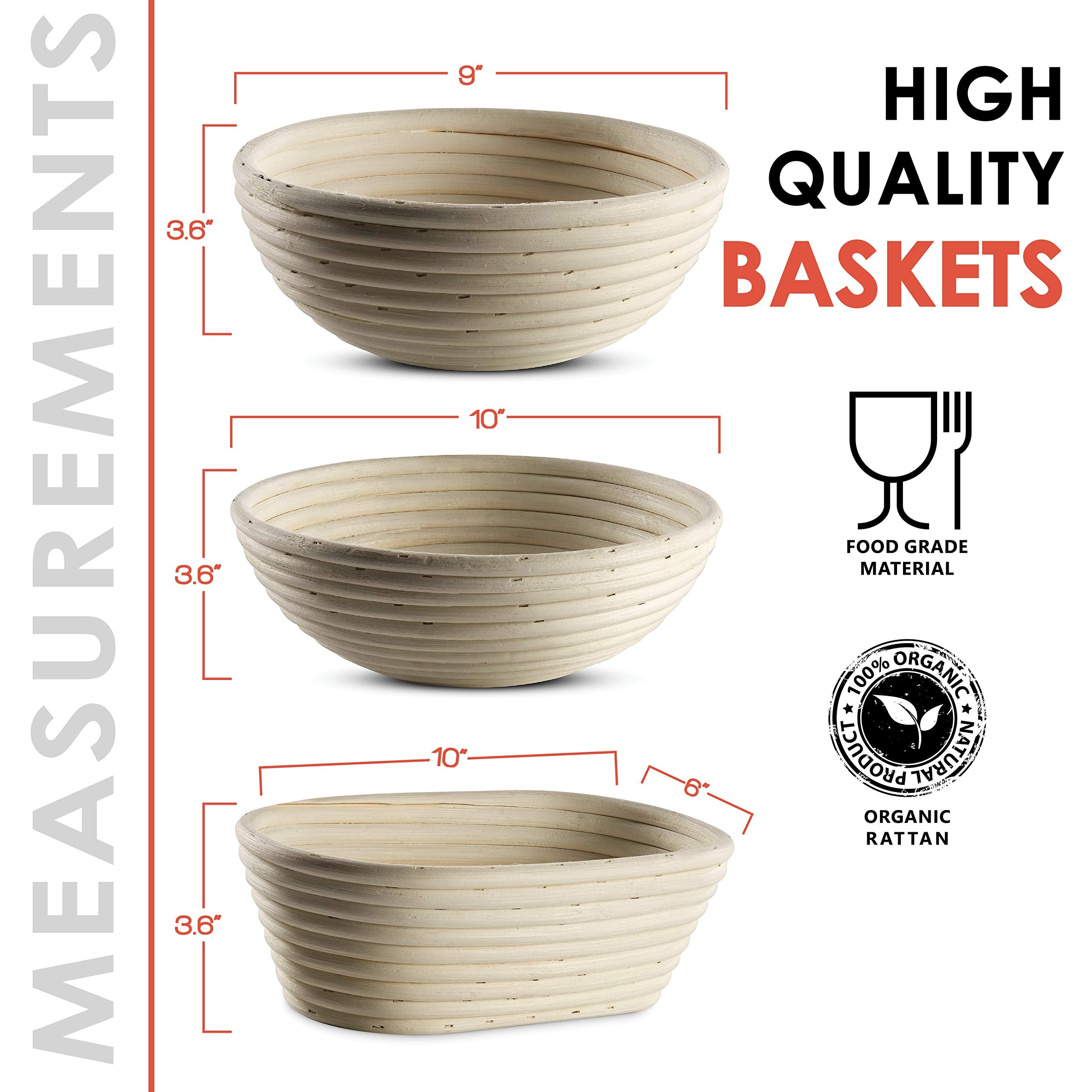 Sturdy nails and durable construction in Swice Banneton basket