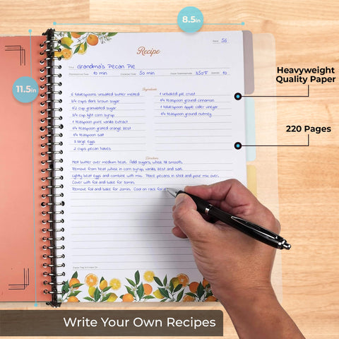 SwiftCube supports up to 220 recipes for a growing family collection.