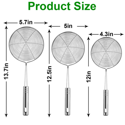 Swify Spider Strainer 35cm, wide net ideal for noodles.