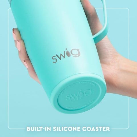Swig Life 22oz insulated mug keeps cold for 12 hours and hot for 3 hours.
