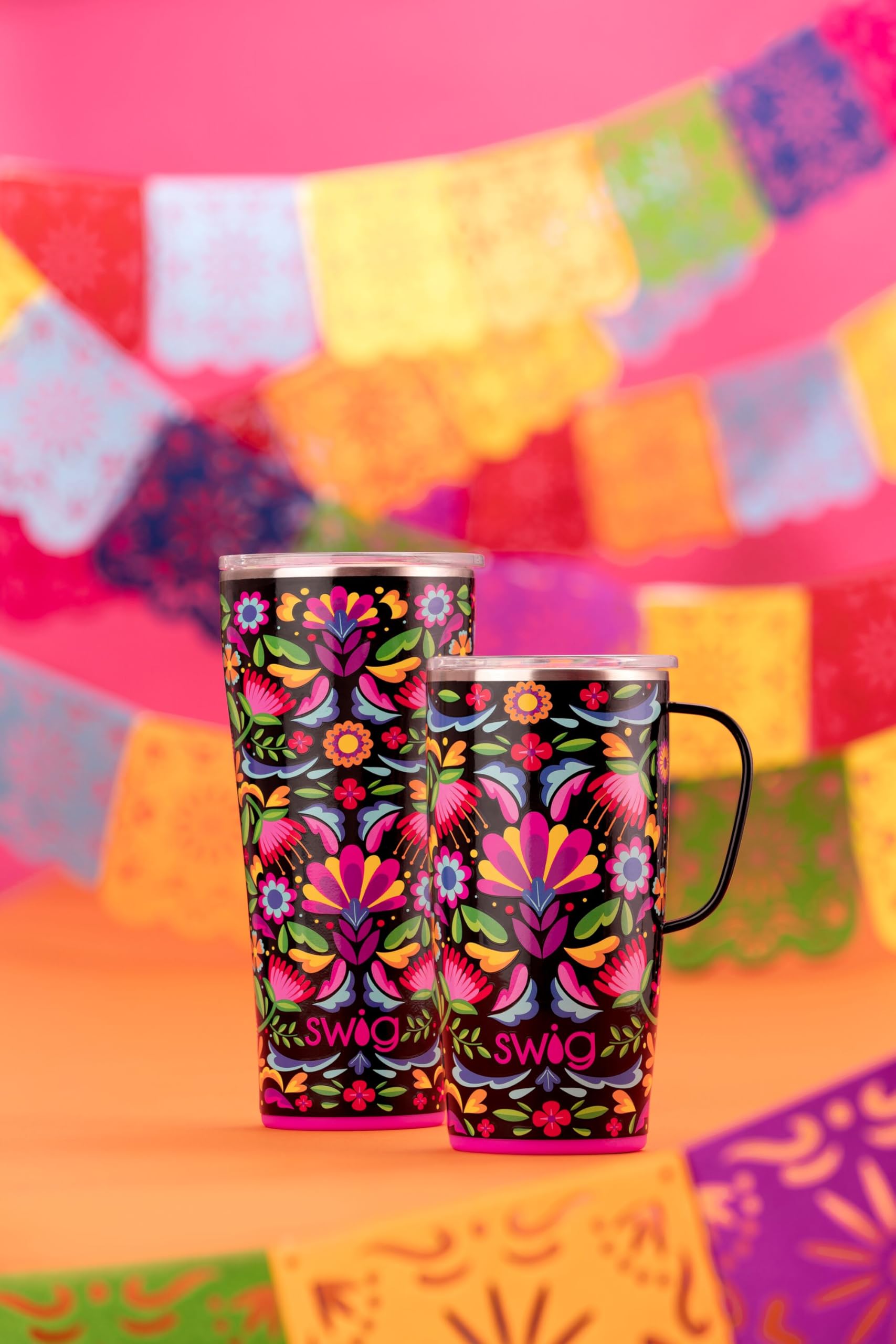 Swig Life 22oz slider lid enables controlled sipping.