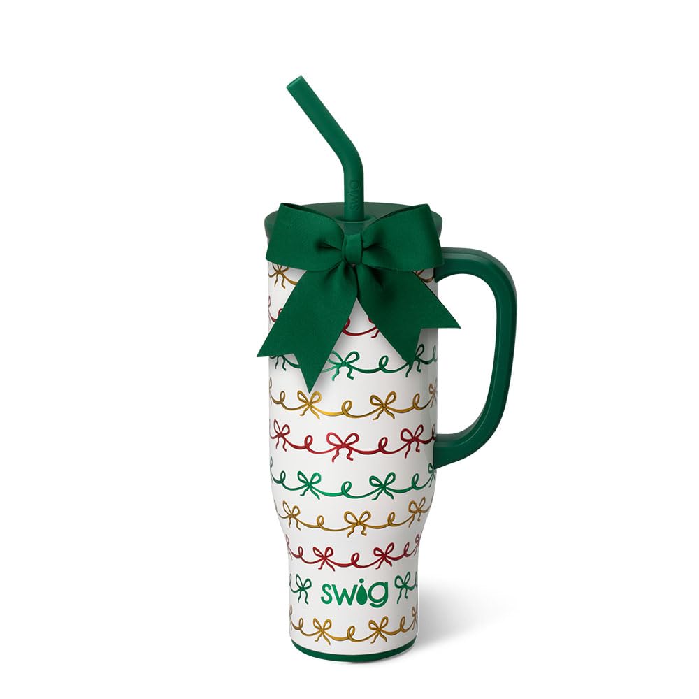 Swig Life 30oz Mega Mug with handle offers easy grip for on-the-go hydration.
