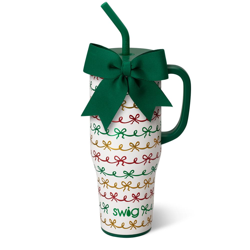 Swig Life 40oz Mega Mug with handle and straw for easy on-the-go hydration.