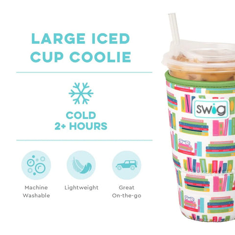 Swig Life Large Iced Cup Coolie ready to machine wash; easy to clean after travel.