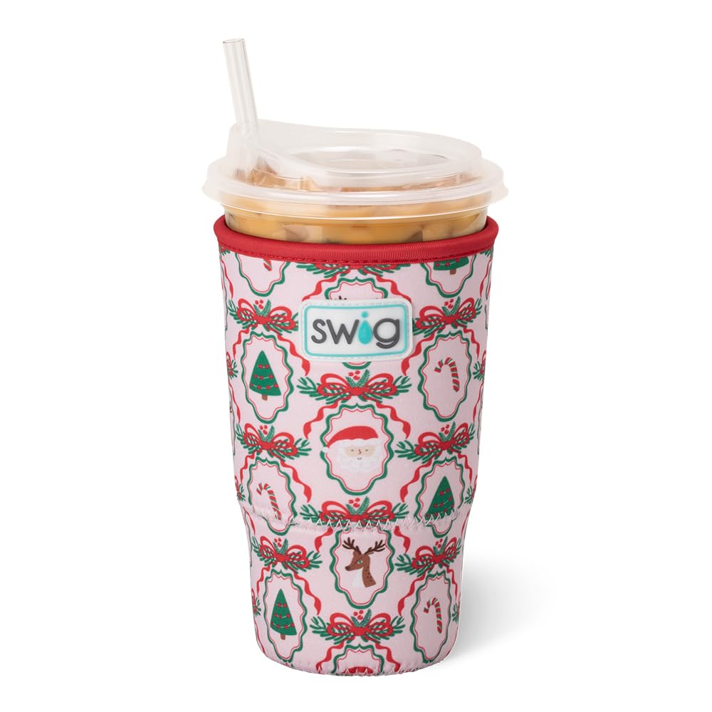 Swig Life Iced Cup Coolie showing 3mm neoprene texture for cushion and grip.