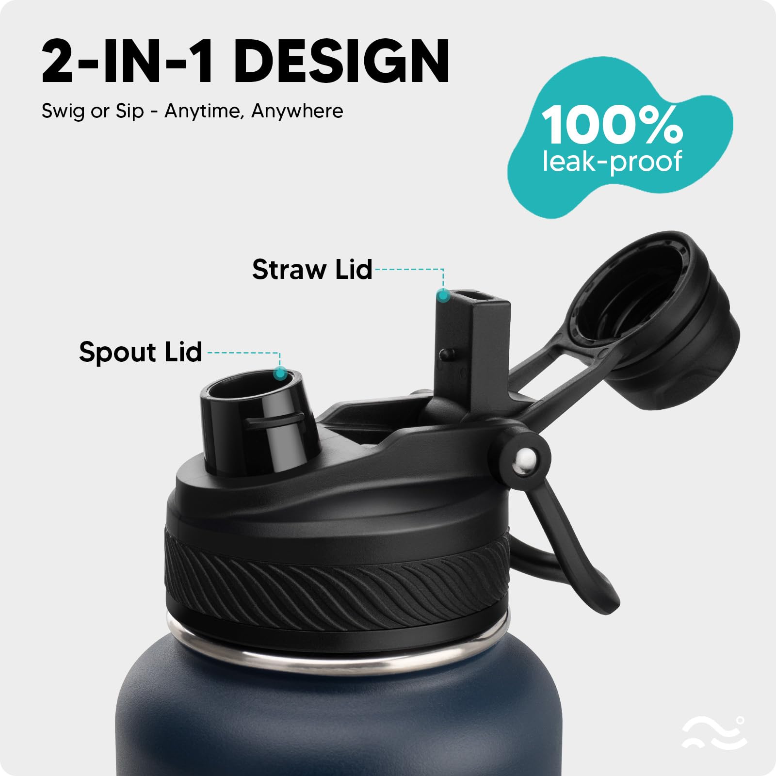 Swigina bottle demonstrates temperature performance for cold and hot use