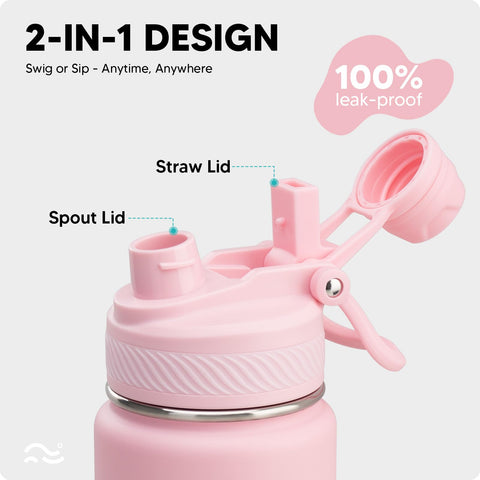 Swigina insulated bottle demonstrates 36-hour cold and 18-hour hot performance.