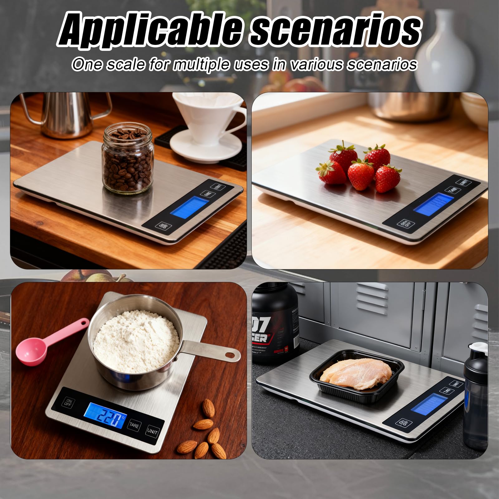 Swihorab display and touch controls simplify quick weight checks.