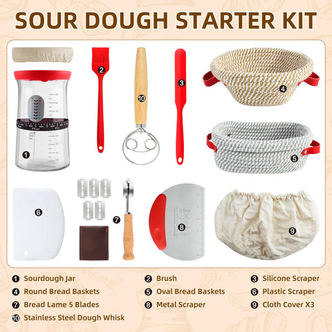 SWIMMORY oval proofing basket for breathable dough rise and easy shaping.