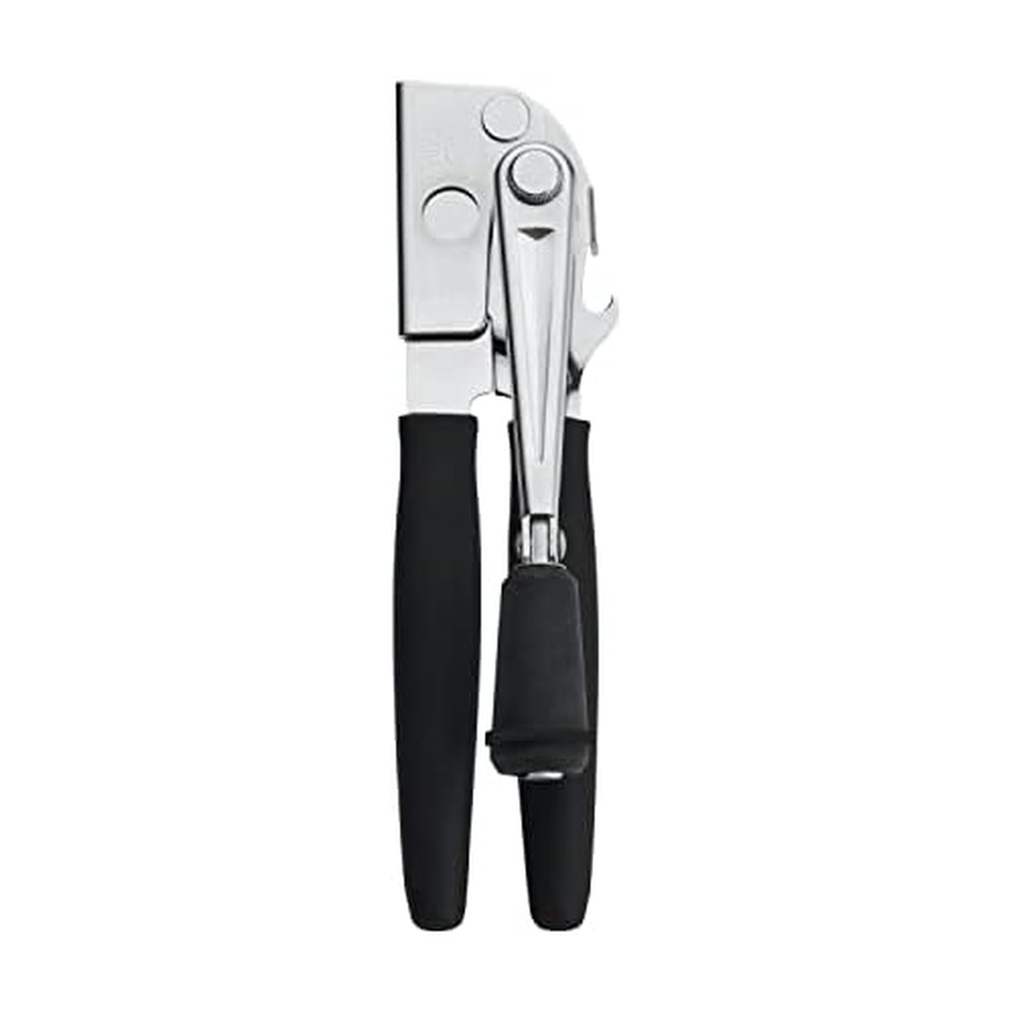 Swing-A-Way Easy-Crank Can Opener with folding crank reduces hand strain.