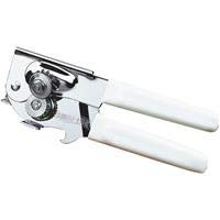 Swing-A-Way portable can opener showing built-in bottle opener for convenient 2-in-1 use.