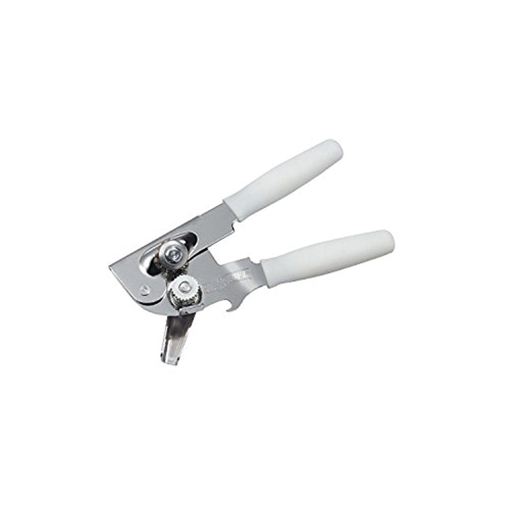 Swing-A-Way portable can opener with ergonomic handle for comfortable, smooth cutting.