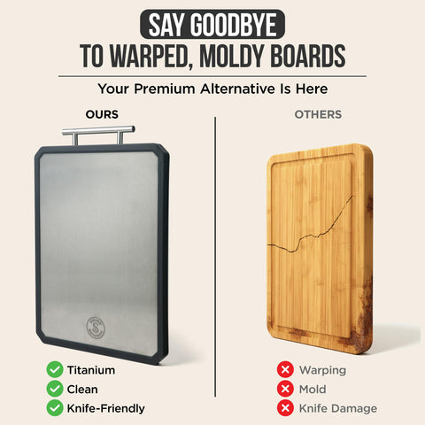 Swing & Swagger kitchen scraper included for quick transfers
