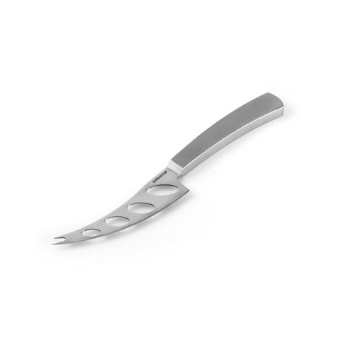Swissmar Barcelona moist cheese knife handle offers a secure, stylish grip.