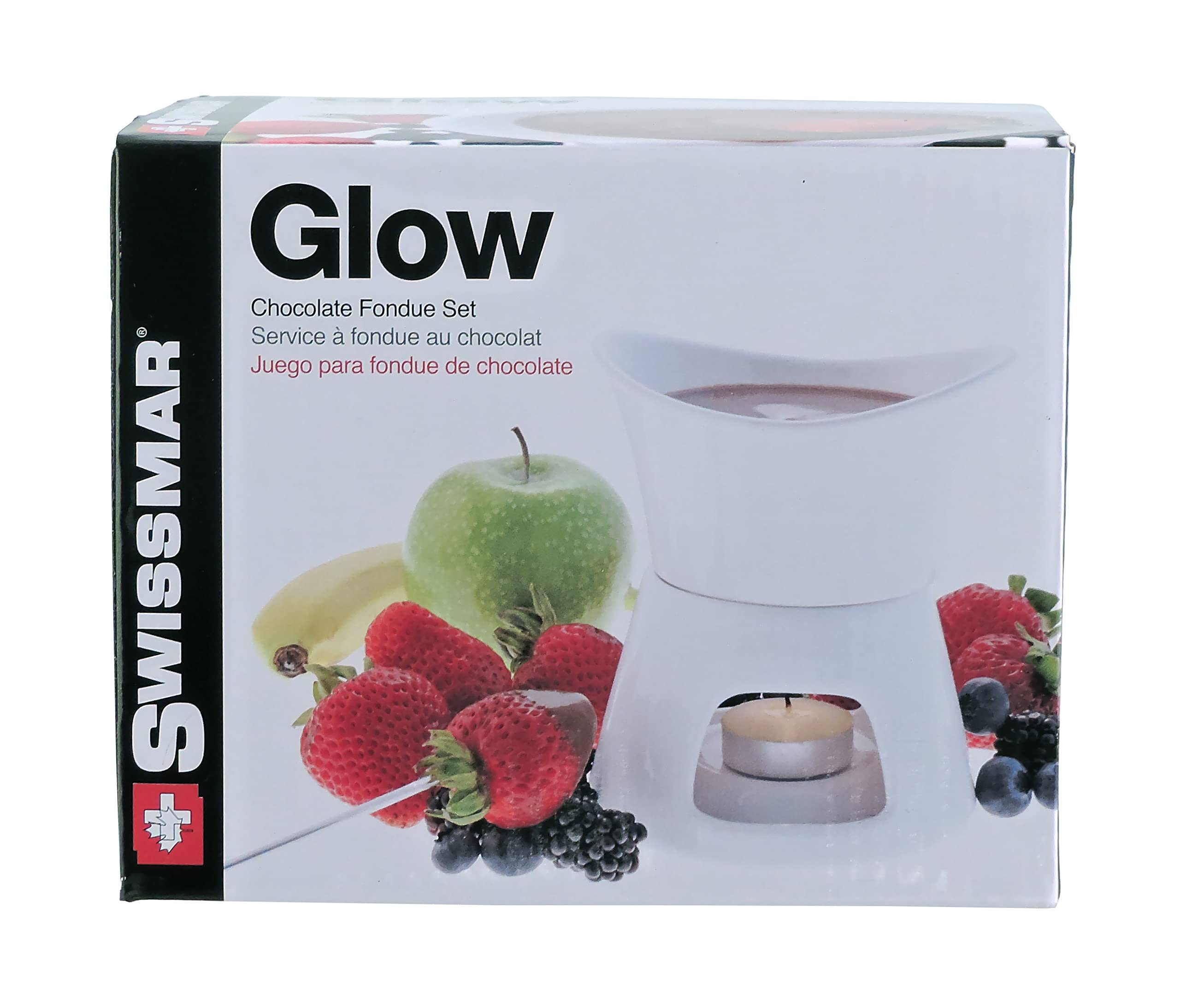 Swissmar Glow fondue set base for stable dipping sessions.