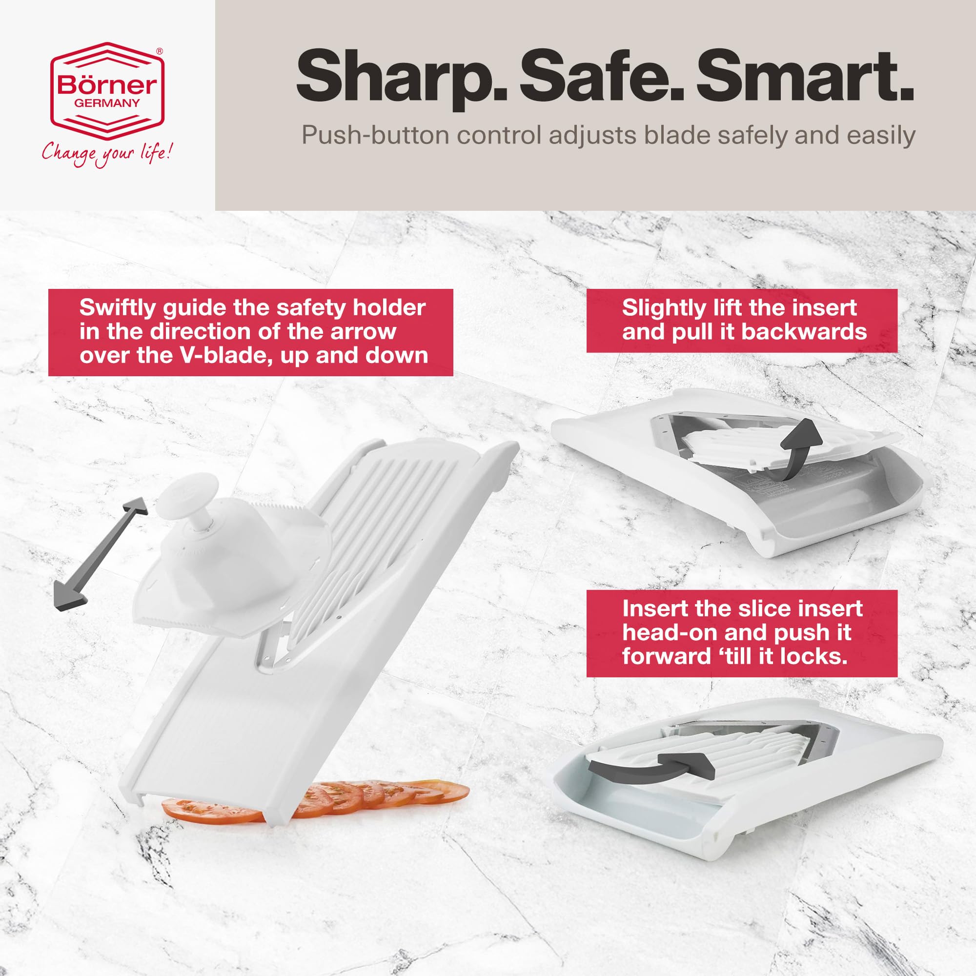 Swissmar V-Prep makes carrot and potato prep quick and clean