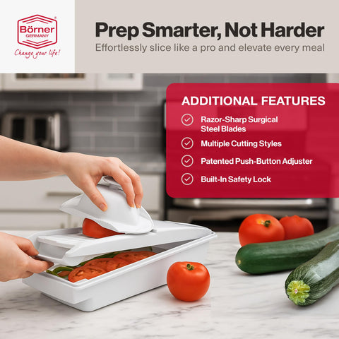 Swissmar V-Prep BPA-free design for lasting kitchen use