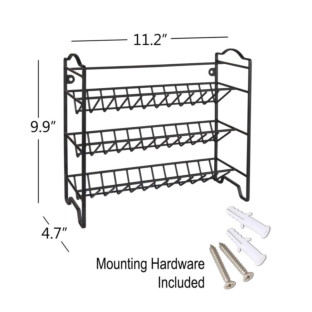 SWOMMOLY alloy steel frame delivers sturdy, stable spice storage