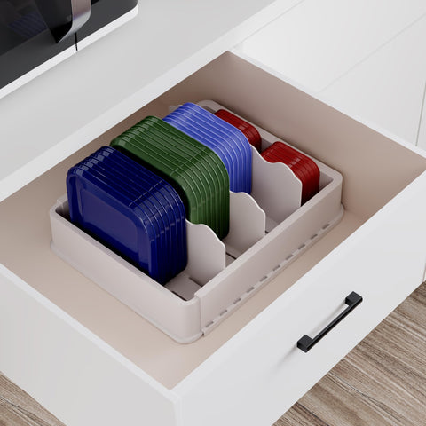 SWOMMOLY BPA-free material ensures safe storage for kitchen lids.
