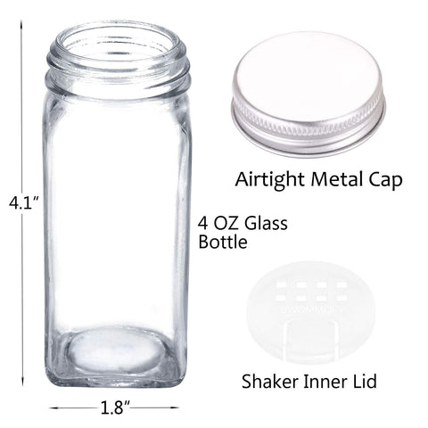 SWOMMOLY silicone spice funnel makes filling jars tidy.