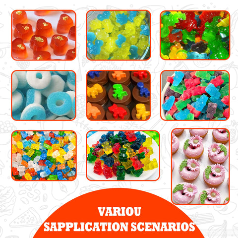 SWSHENR non-stick molds release candies with ease after chilling