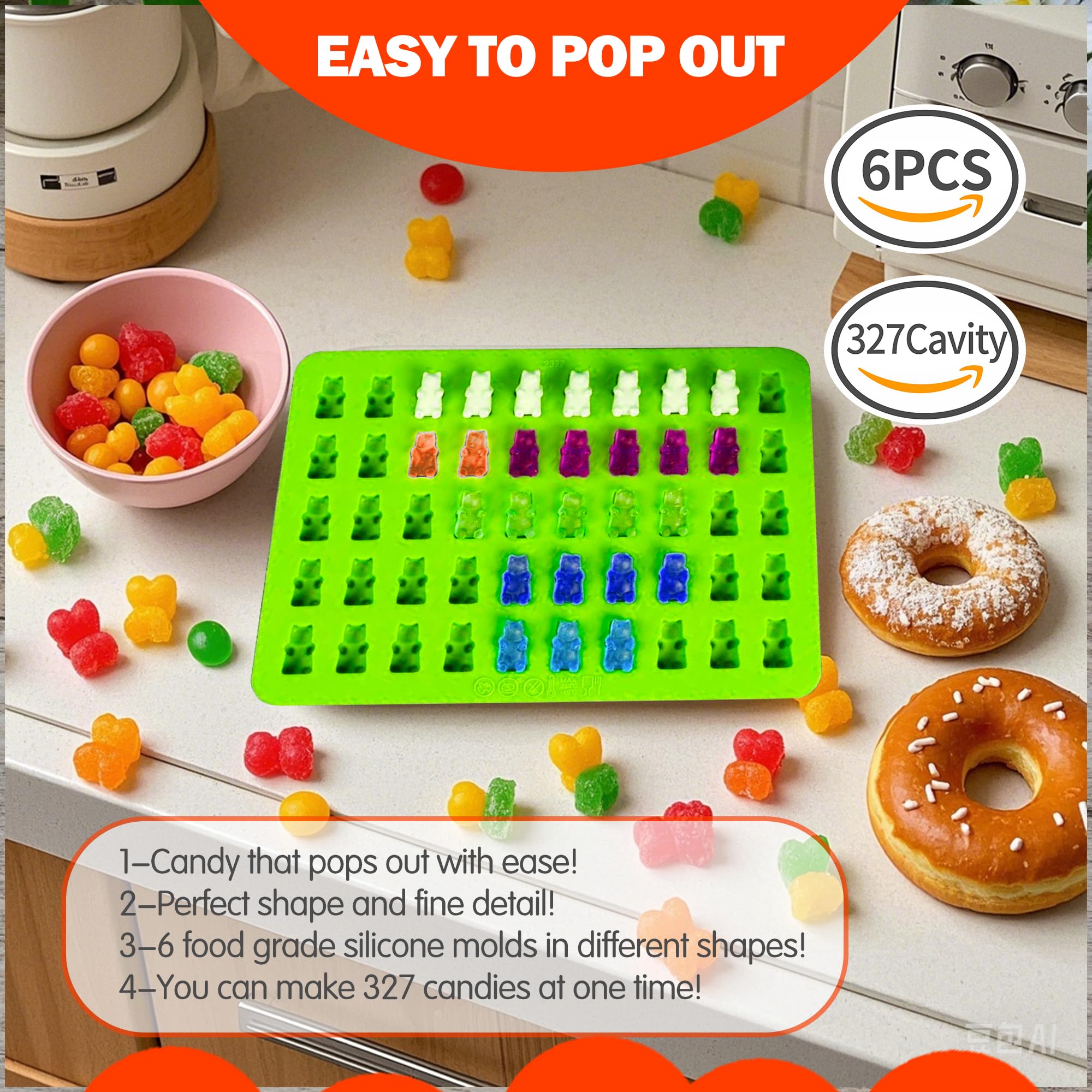SWSHENR compact storage box keeps molds neat and accessible