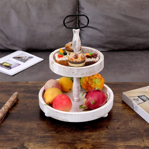 SWT8CAI cupcake display tray on two levels for parties and buffets