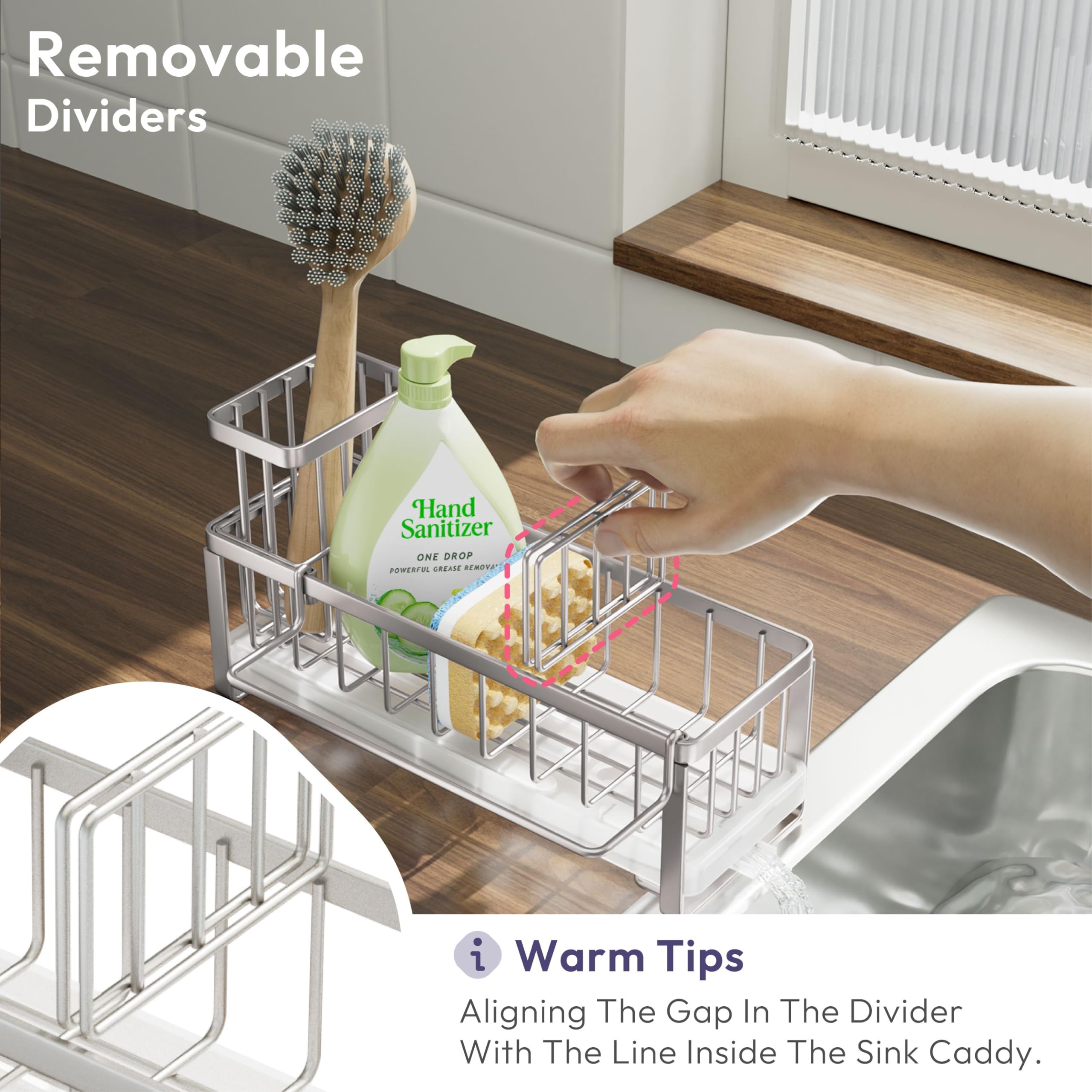 SWTYMIKI 304 stainless steel construction resists rust and cleans easily