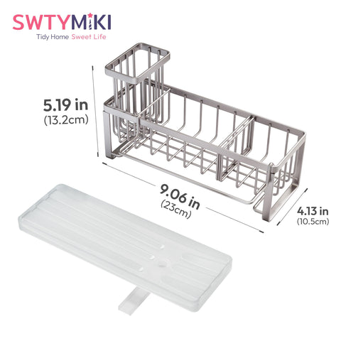 SWTYMIKI no-installation sponge holder ready for immediate use by the sink