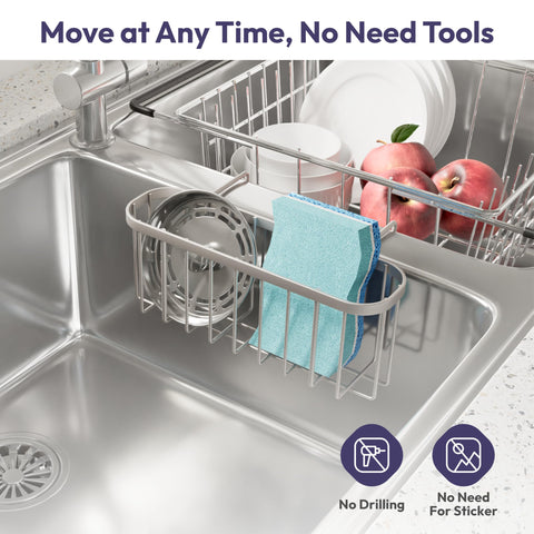 SWTYMIKI sponge holder compartments keep sponges neatly organized.