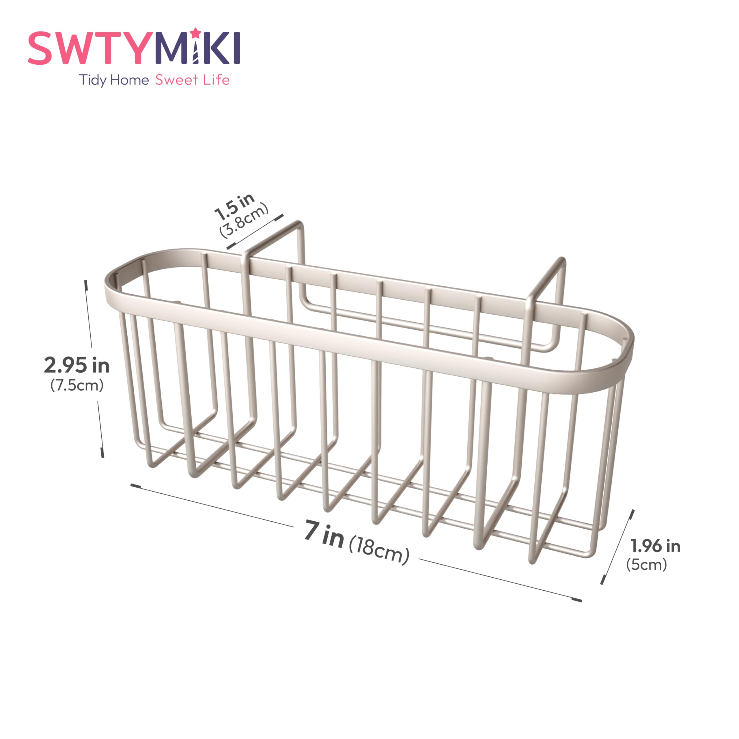 SWTYMIKI movable kitchen caddy sits neatly in a modern kitchen.