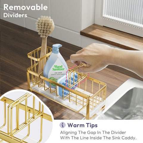 SWTYMIKI 304 stainless steel organizer resists rust and cleans easily