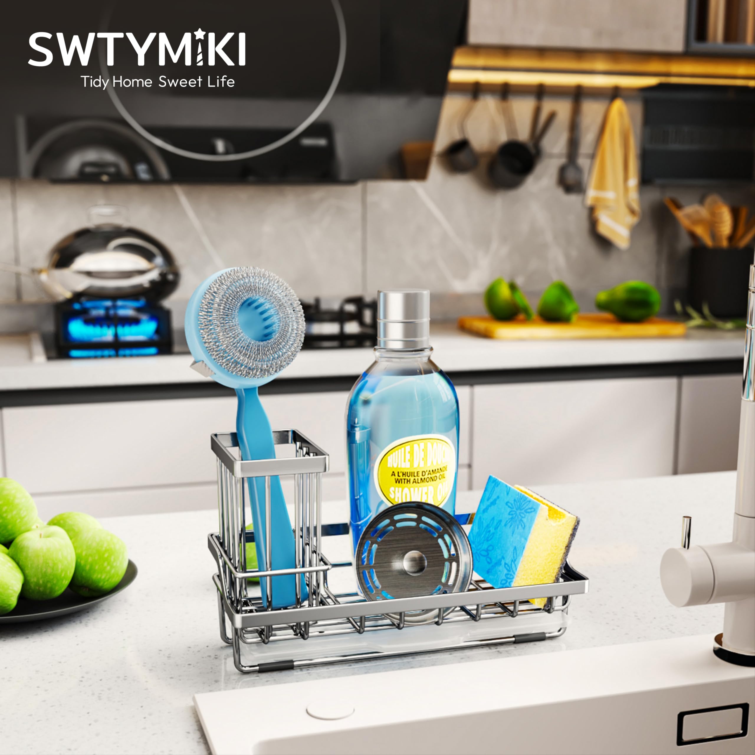 SWTYMIKI compact organization saves counter space and simplifies cleanup.