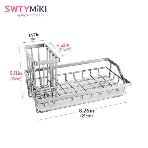 SWTYMIKI drip tray catches water, preserving a dry, tidy countertop.