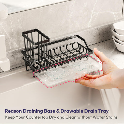 SWTYMIKI drip tray catches water to protect countertops.