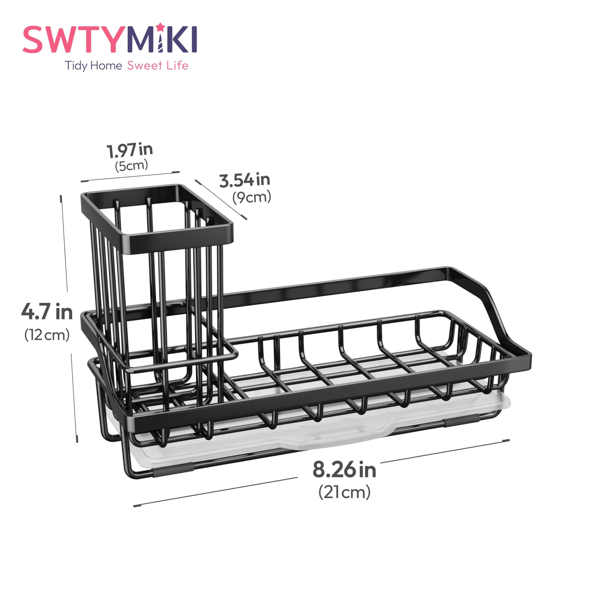 SWTYMIKI 304 stainless steel construction resists rust in humid kitchens.