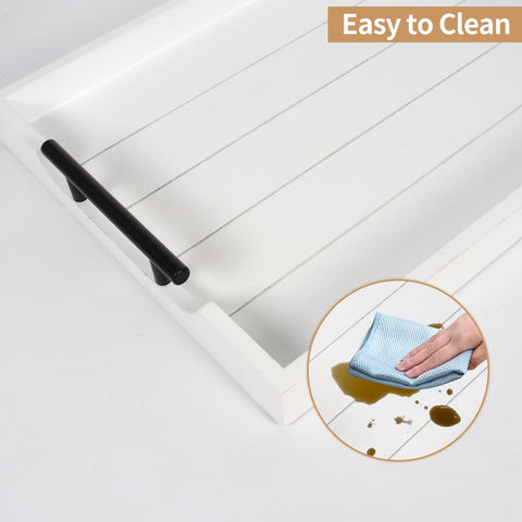 SXNOWS tray with coasters protects surfaces during drinks