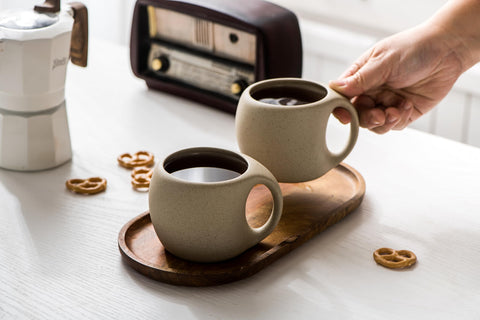 SYJAN HOME rustic table setting enhances cappuccino moments
