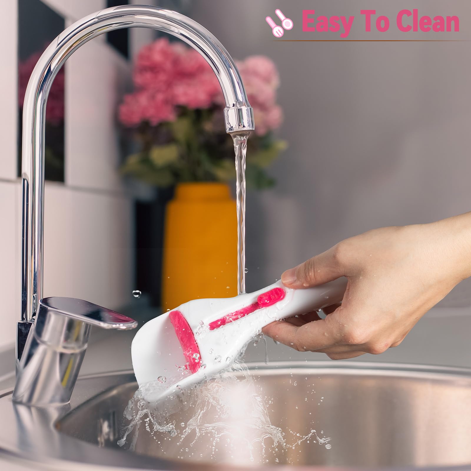 Dishwasher-safe design reduces cleanup time after baking sessions.