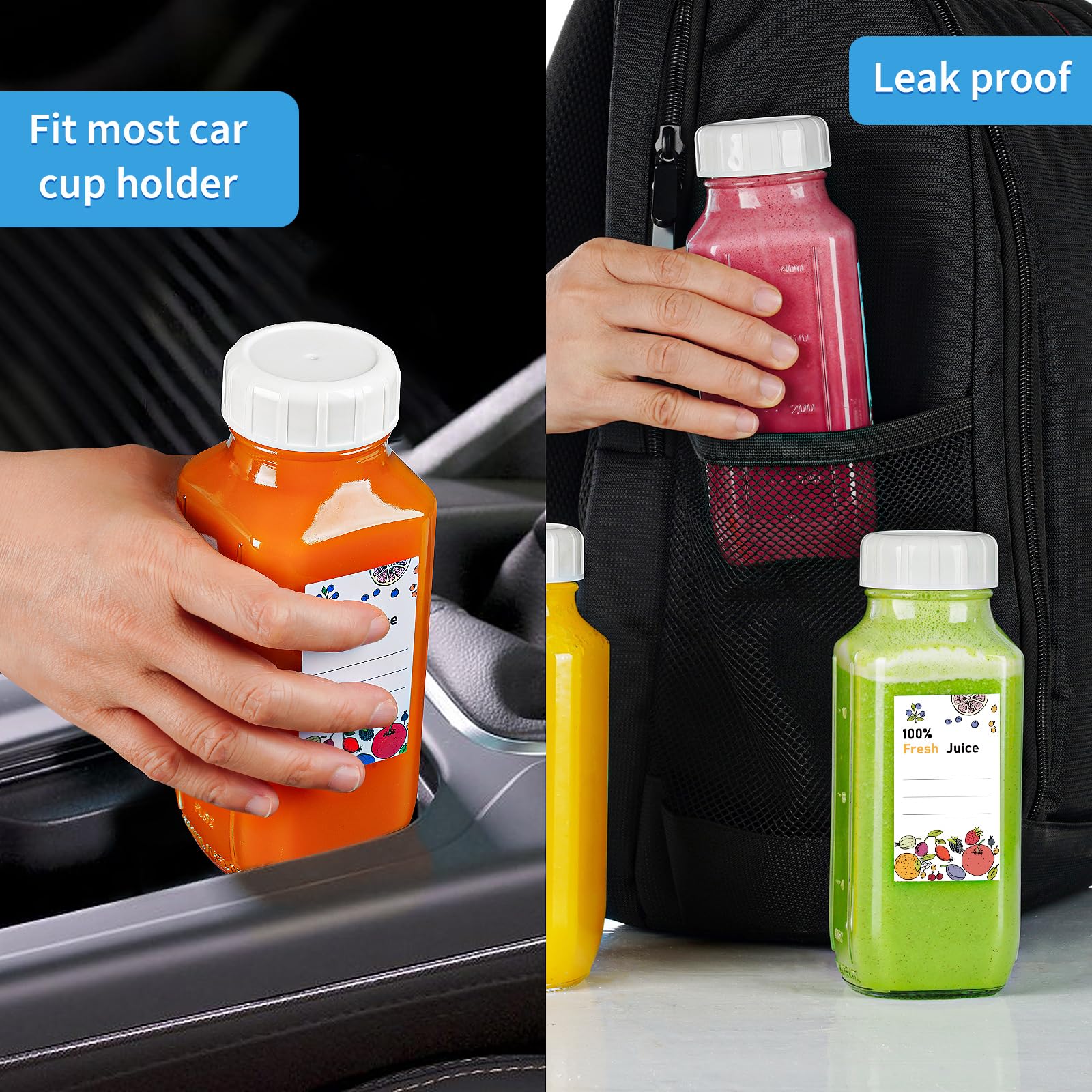 Syntic BPA-free, lead-free, dishwasher-safe glass bottles for safe cleaning
