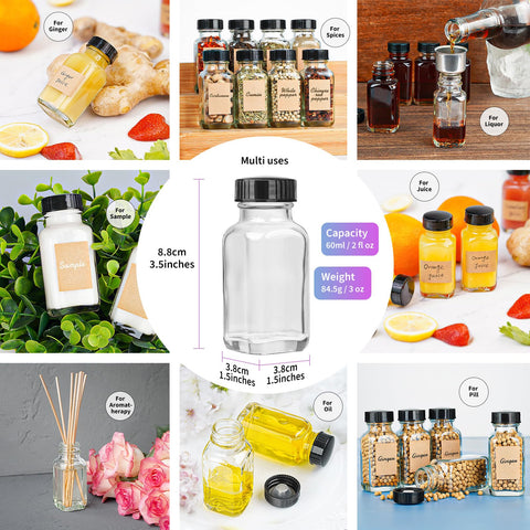 Syntic Clear in-fridge storage shows compact square jars preserving beverages