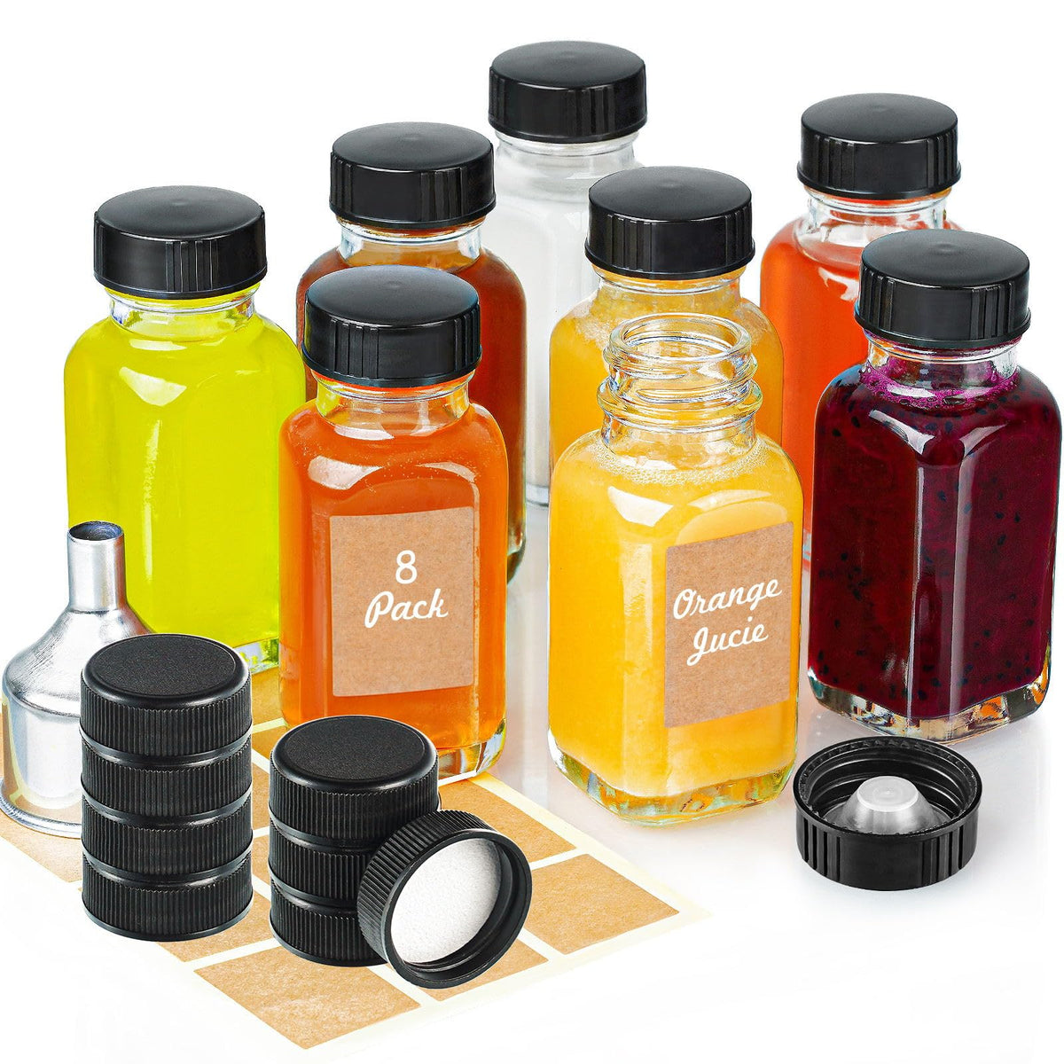 Syntic Clear ginger shot bottle 8-pack ready for on-the-go smoothies