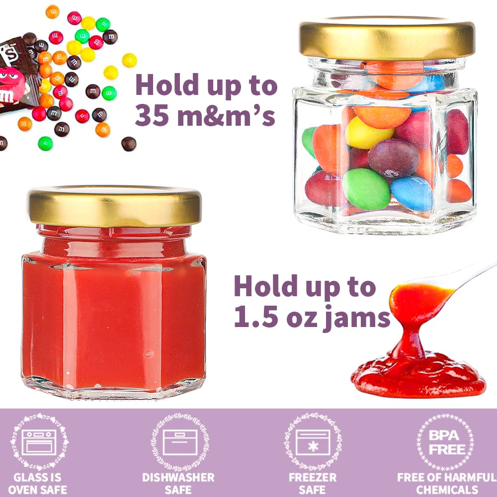 Syntic jam and spice jar for kitchen storage and DIY crafts.