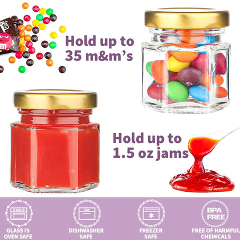 Syntic jam and spice jar for kitchen storage and DIY crafts.