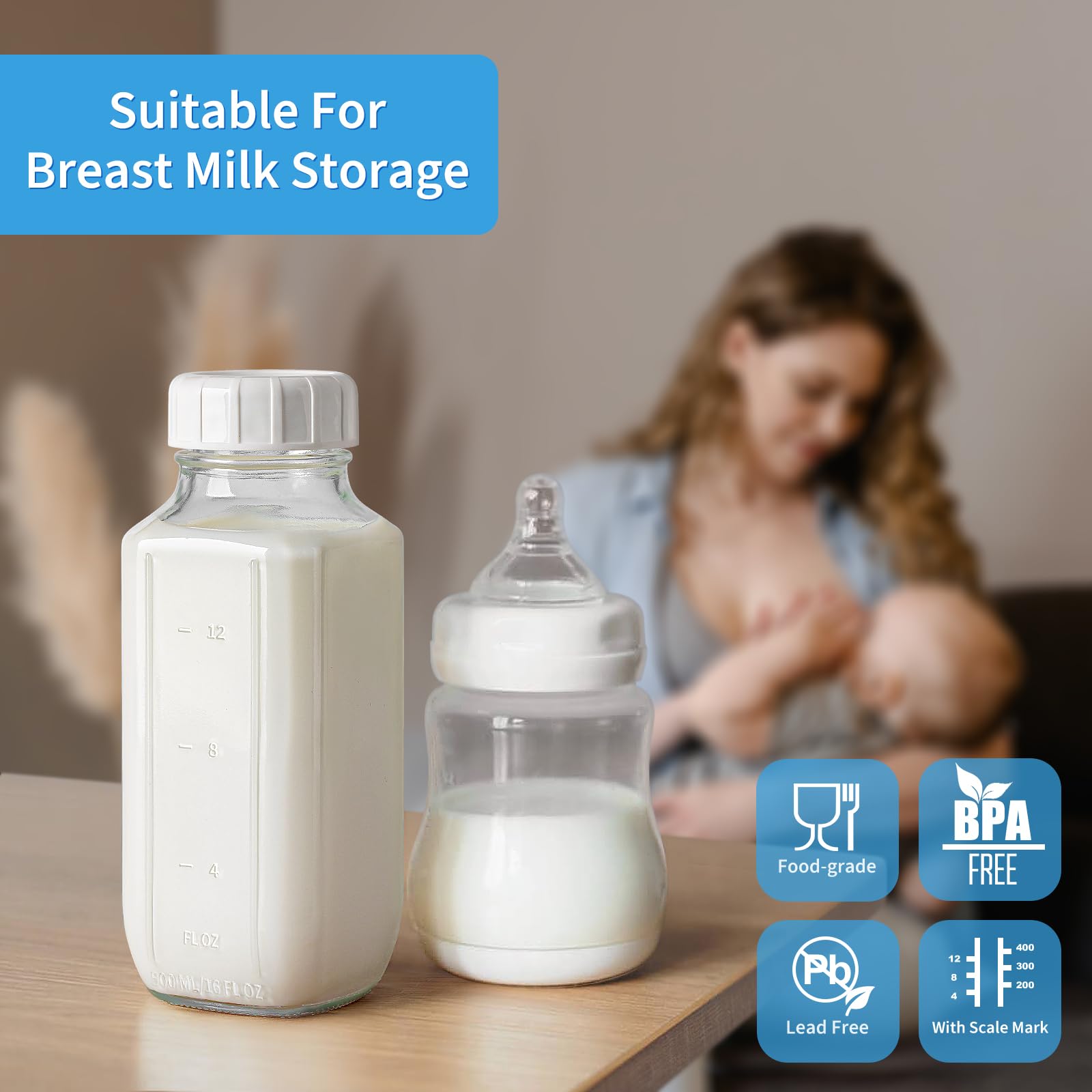 Syntic square ergonomic bottle design fits cup holders and shelves.