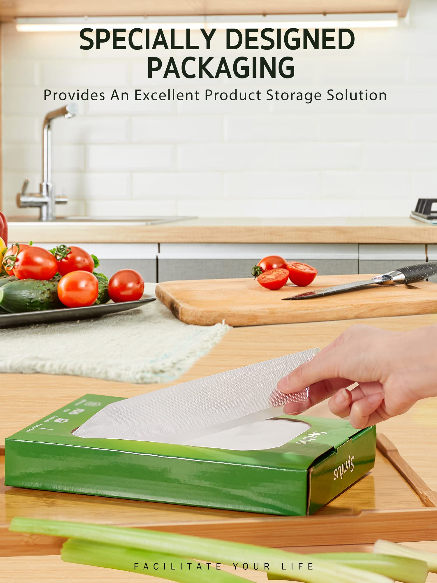 Syntus BPA-free material supports safe food storage and reheating flexibility.